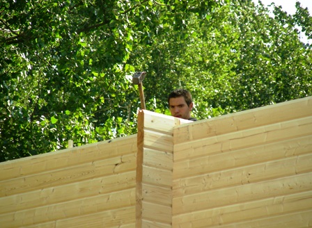 16 - Baubeginn Außensauna