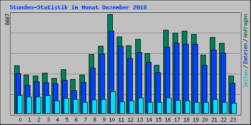 Stunden-Statistik im Monat Dezember 2018